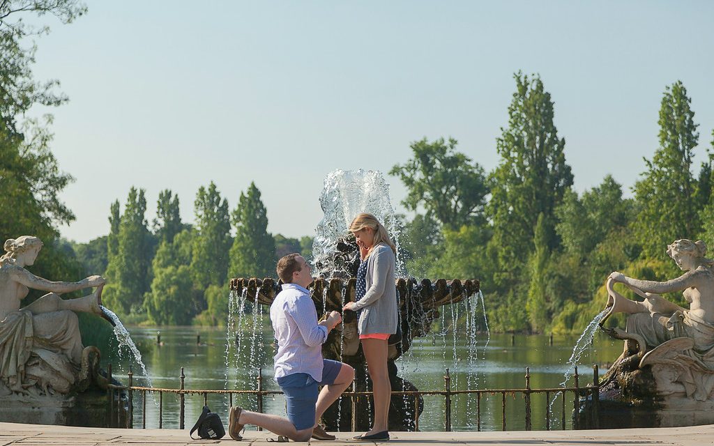 Hyde Park Surprise Proposal | London Proposal Photographer
