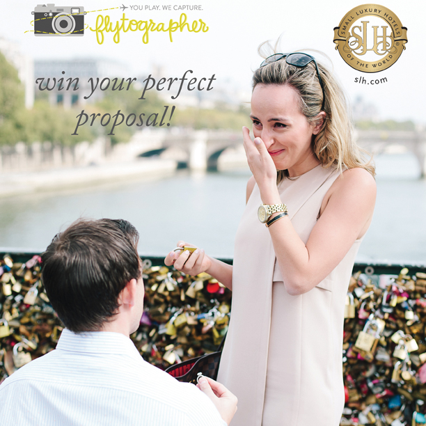 Flytographer Partners with Small Luxury Hotels of the World in “Win the Perfect Proposal” Contest