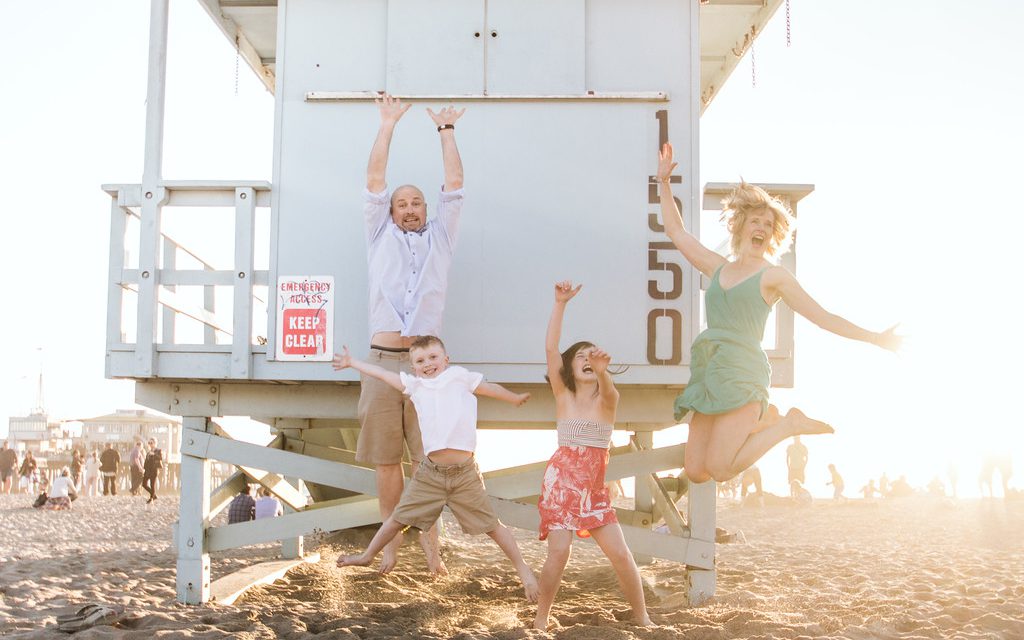 Family Vacation Beach Fun at the Santa Monica Pier