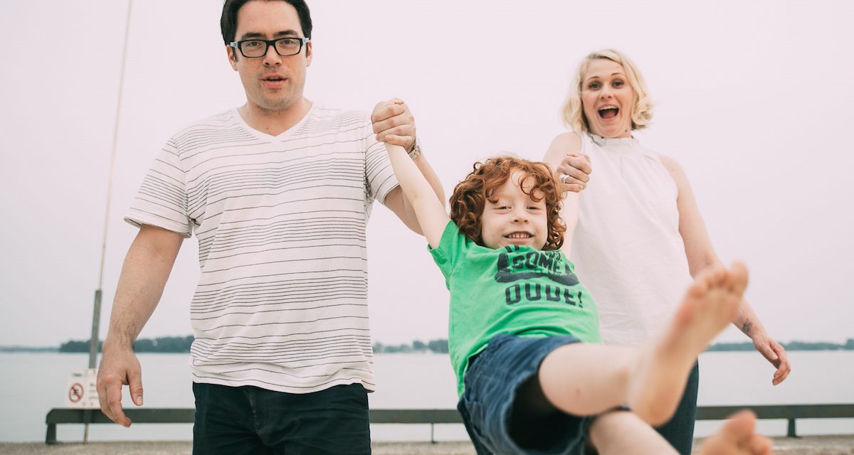 Family Birthday at Sugar Beach in Toronto, Canada