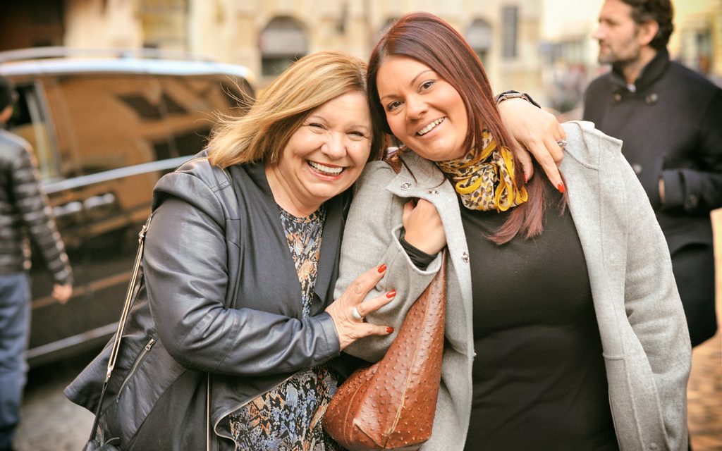 Showing Mum la Bella Roma