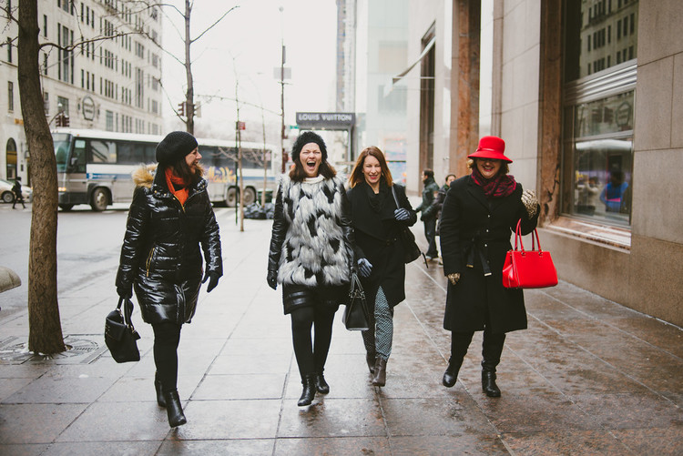 Fifth Ave, Four Friends and a Fantastic Photographer in NYC