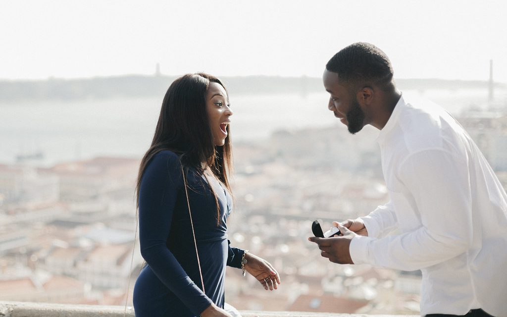 Stunning Proposal Overlooking Lisbon