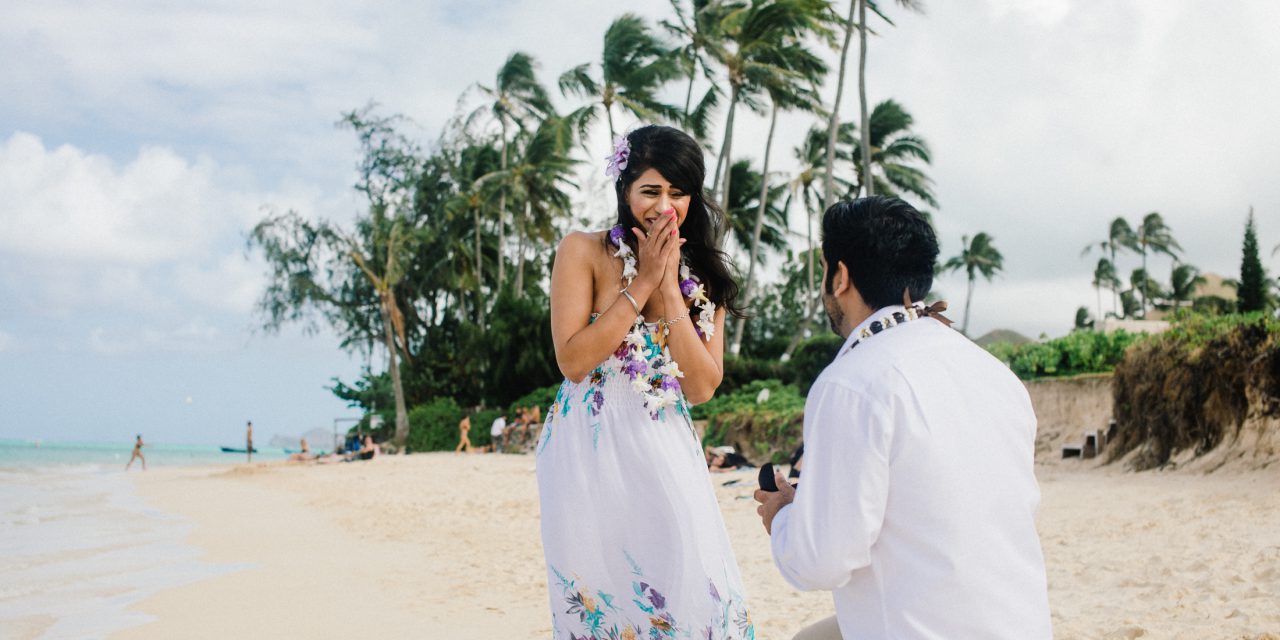 A Beachy Proposal in Honolulu