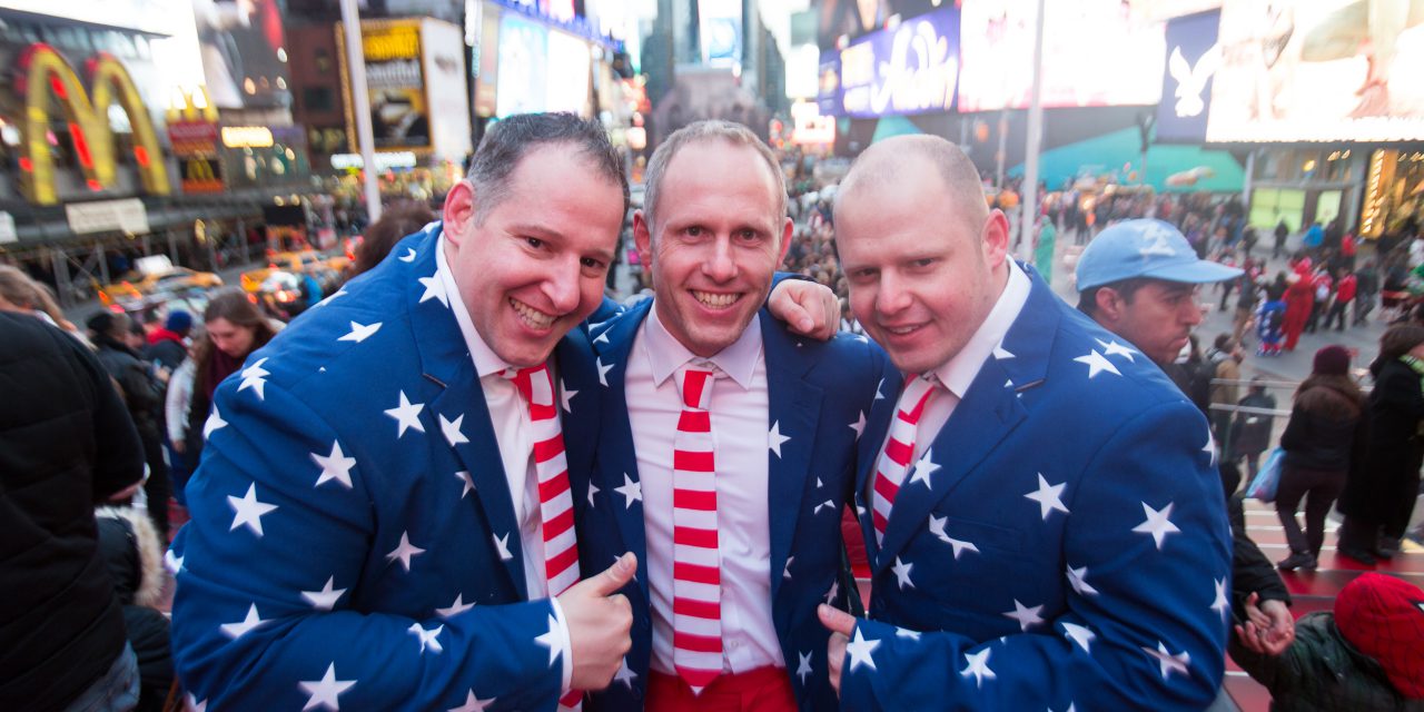 Painting the Town Red, White and Blue in NYC