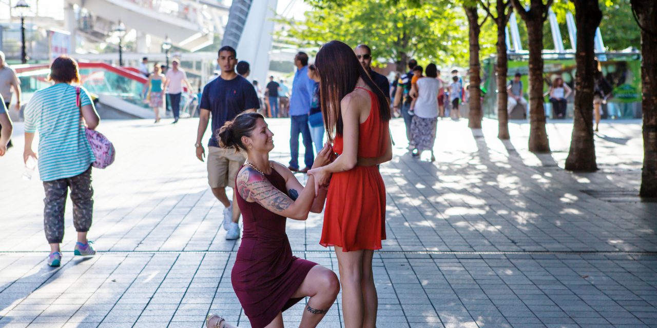 A Sweet Surprise Proposal at the London Eye