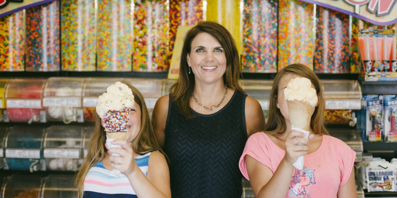 Mother-Daughter Bonding on the Boardwalk