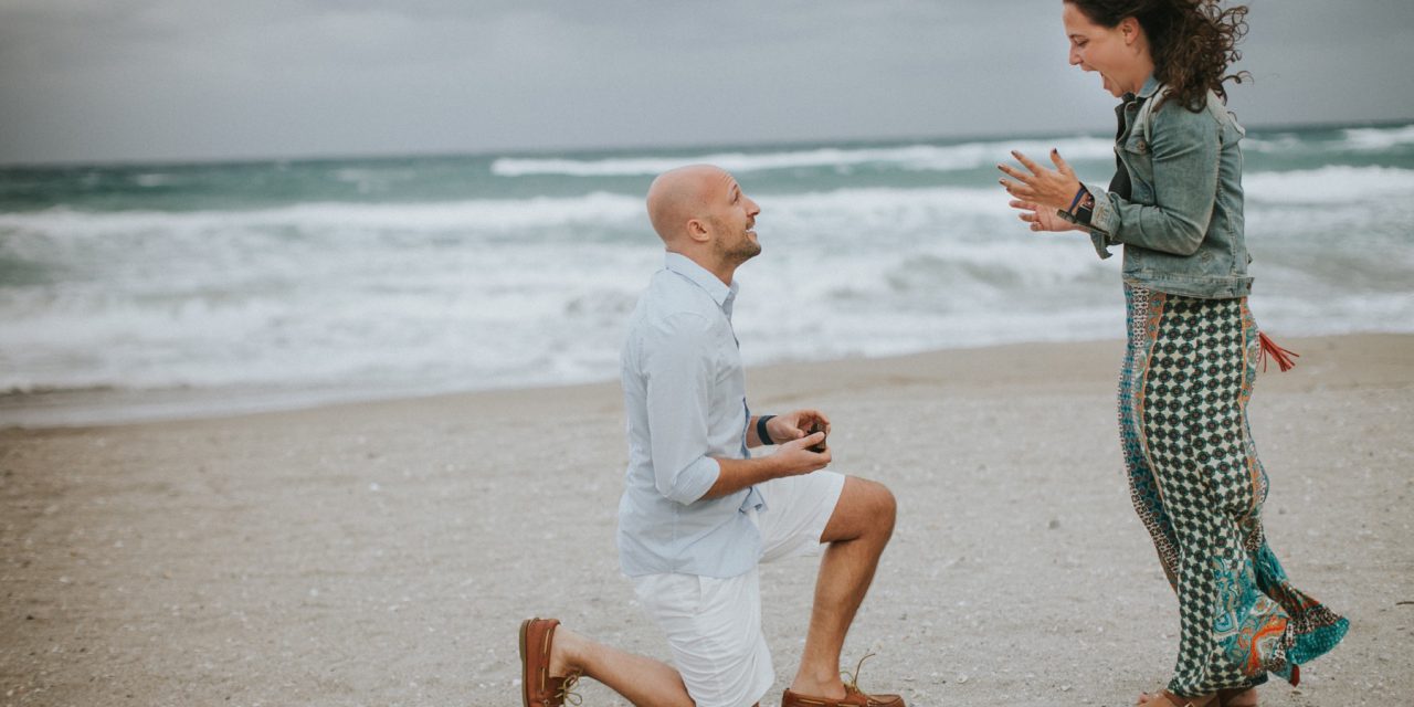 A Windswept Palm Beach Surprise Proposal With Photos