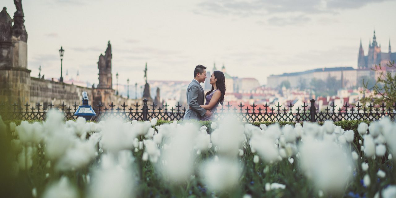 A Blissful Engagement on the Charles Bridge