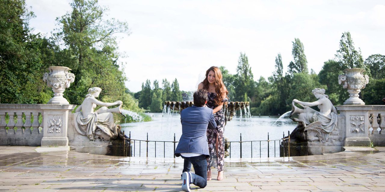 A Lovely London Proposal Followed By a Warm Family Welcome