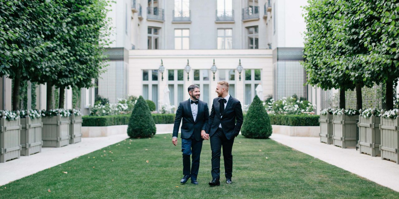 A Black Tie Paris Engagement