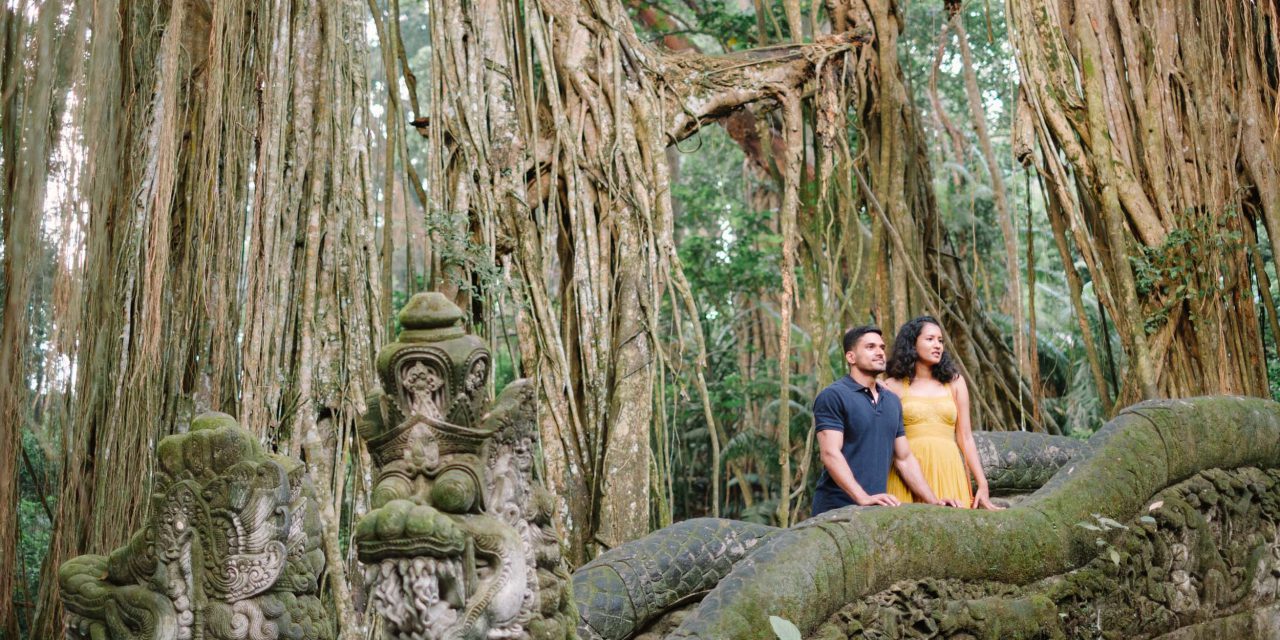 Exploring the Ubud Monkey Forest With Flytographer