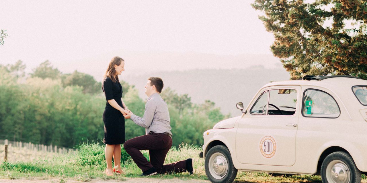 A Surprise Proposal in Florence to Celebrate 500 Days of Love