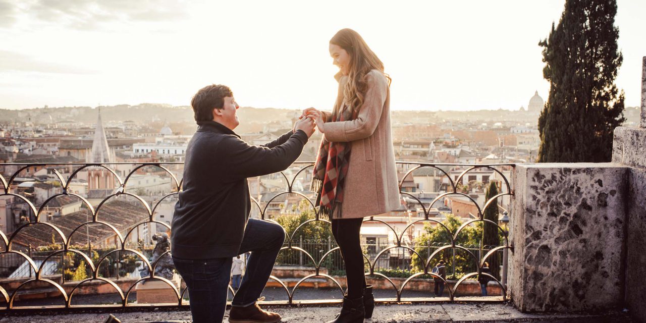 A Dreamy Surprise Proposal in Rome