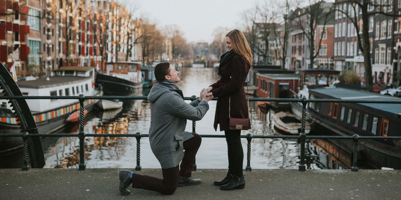 She Said Yes on the Canals of Amsterdam