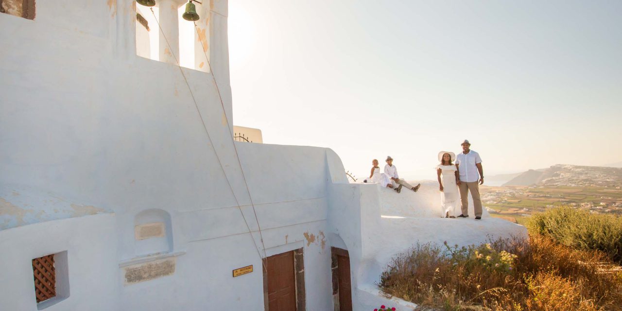 A Five-Year-Old’s Birthday Dream Comes True In Santorini