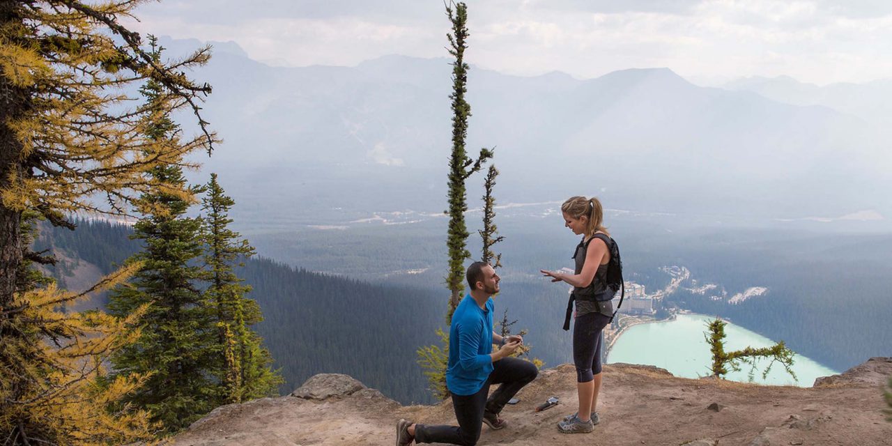 A Breathtaking Lake Louise Proposal At 7,000 Feet