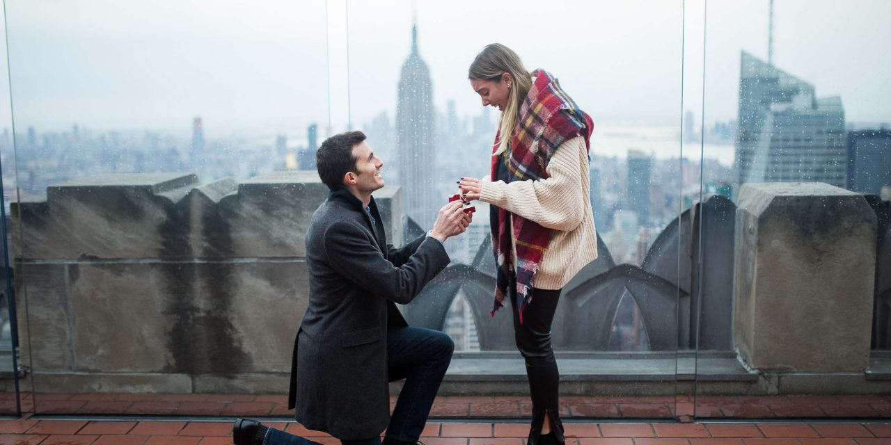 A Heartfelt Proposal at the Top of the Rock