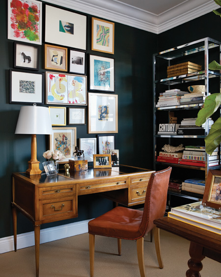 Gallery wall i na home office