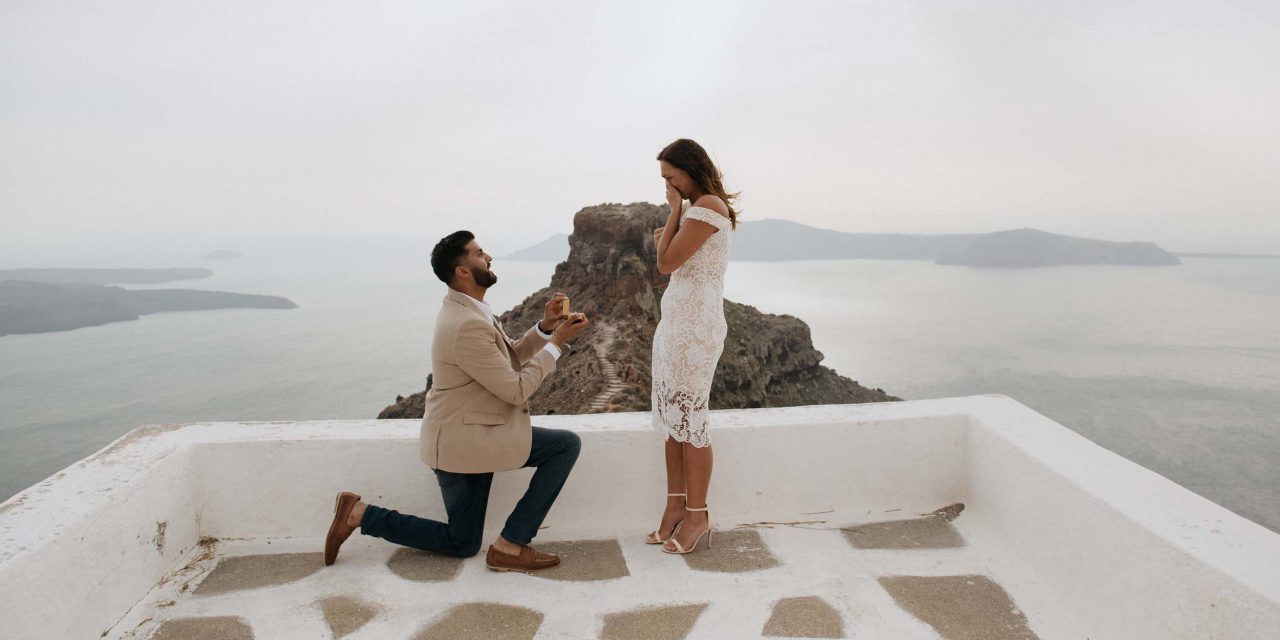 Pulling Off the Ultimate Surprise Proposal in Santorini