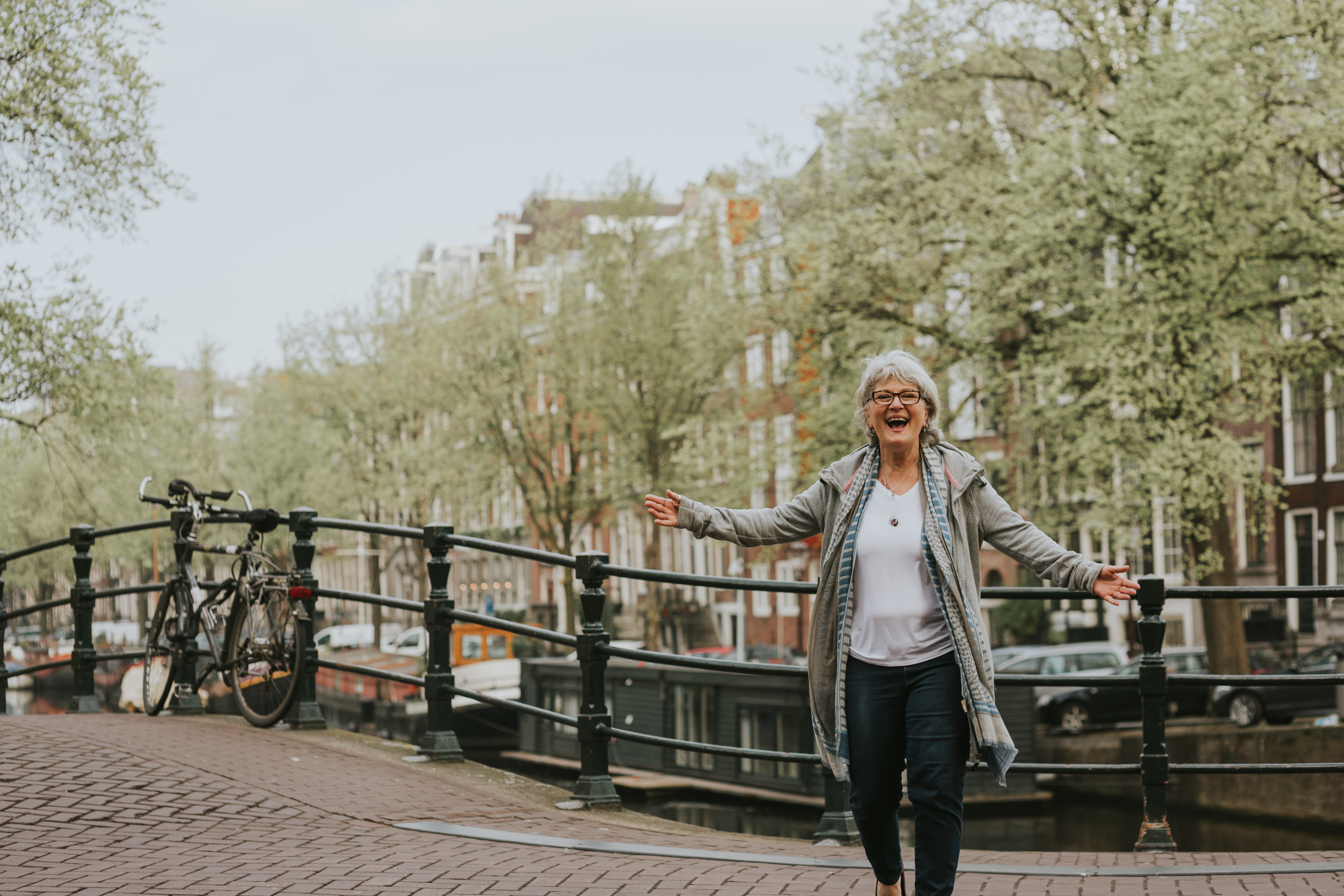 Woman in Amsterdam