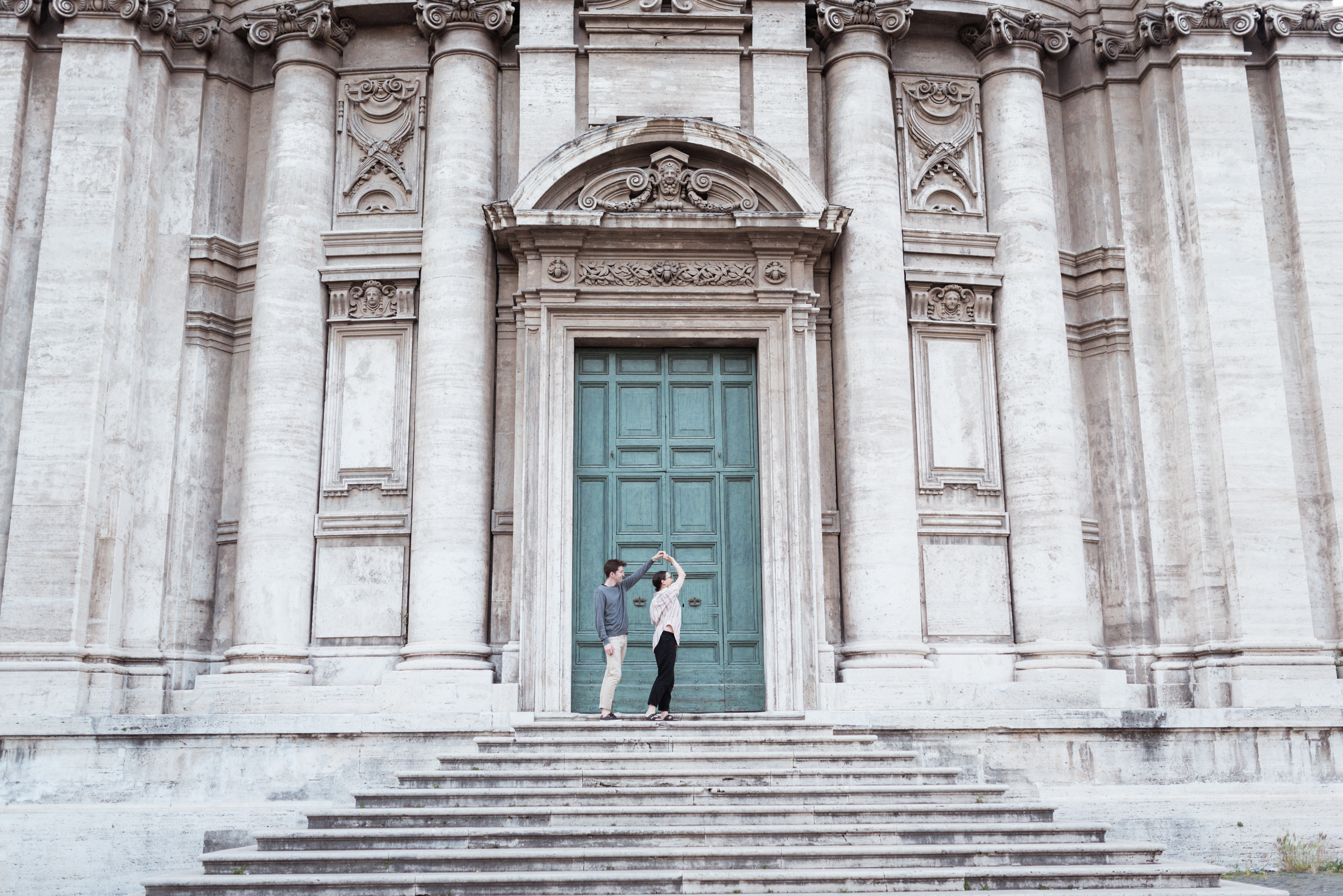 Couple in Rome
