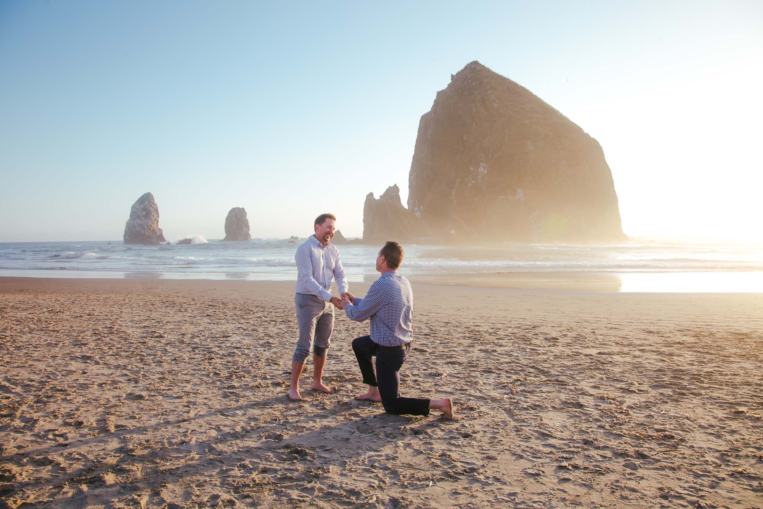 A Cannon Beach Proposal Straight Out of a Dream