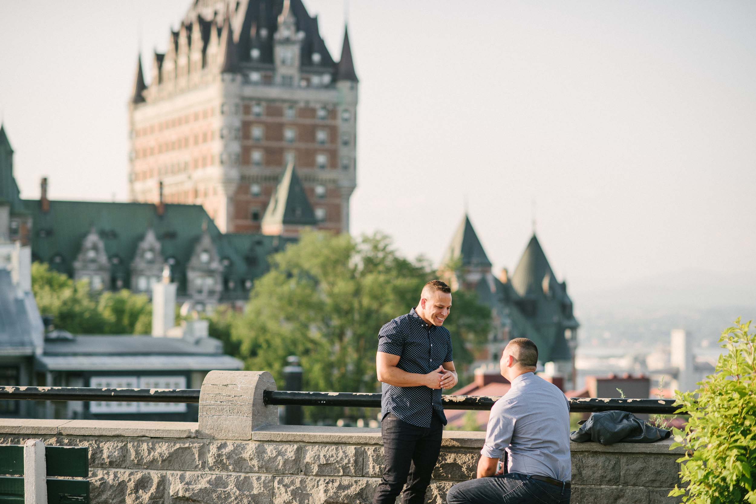 A Cute Proposal in Storybook Quebec