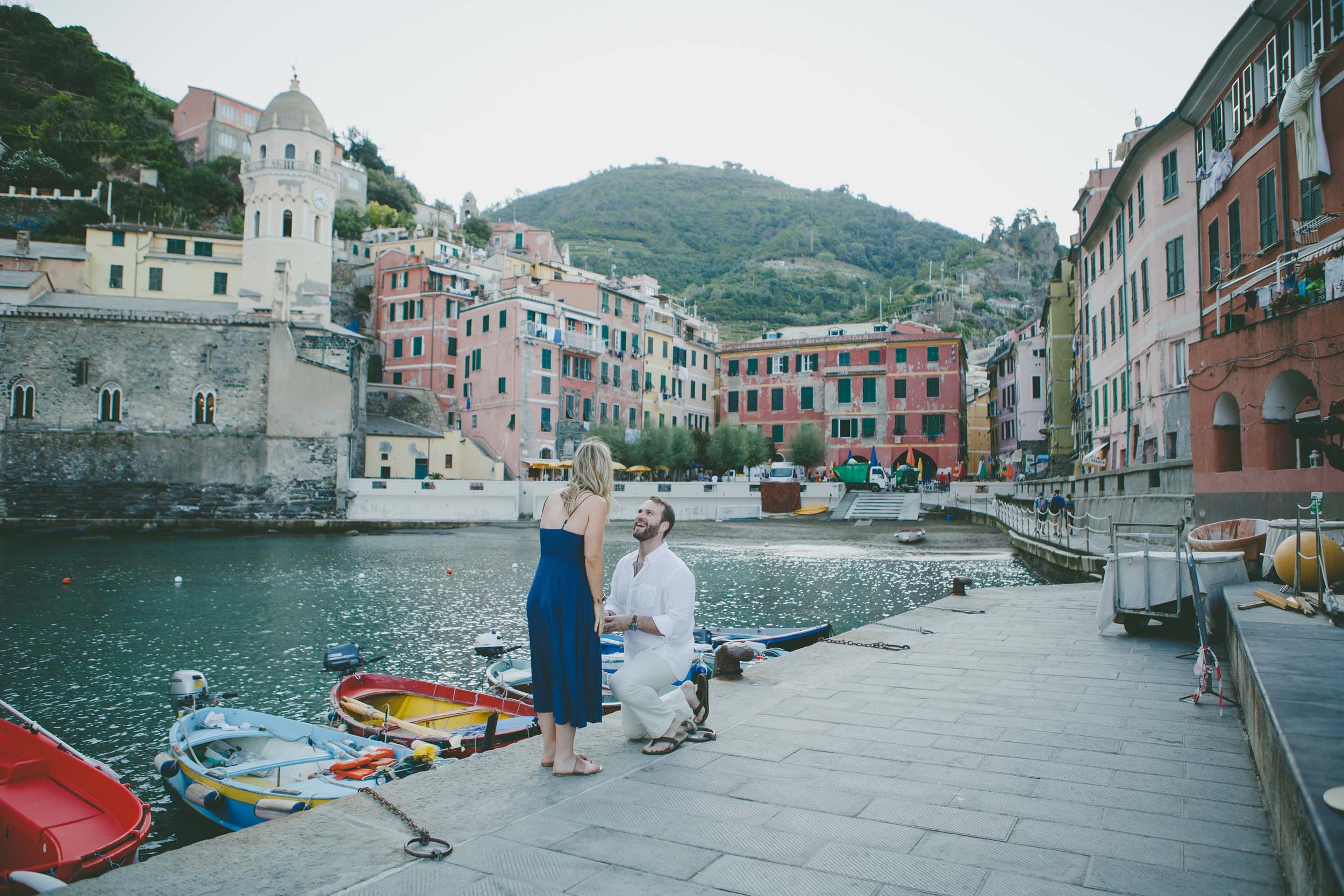A Dreamy Cinque Terre Proposal Inspired by a Painting