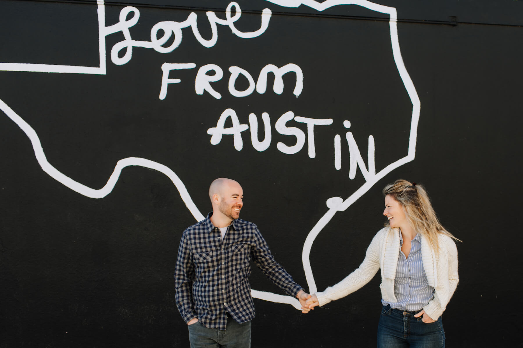 couples trip near South Congress Hotel Austin, Texas