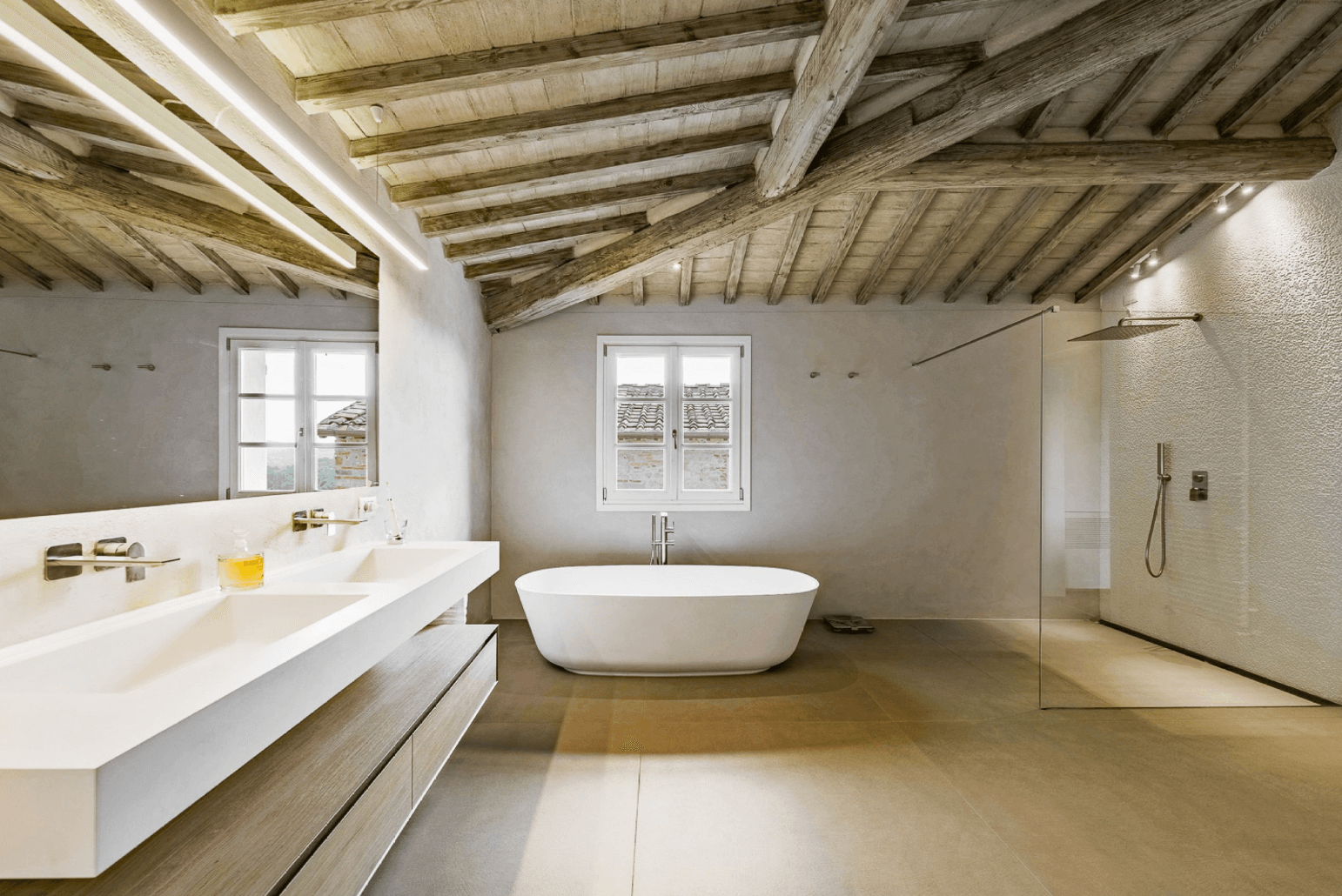 an image of the inside of an airbnb in Florence, Italy