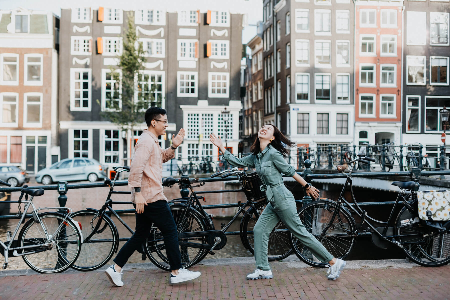Couple proposal in Amsterdam, Netherlands