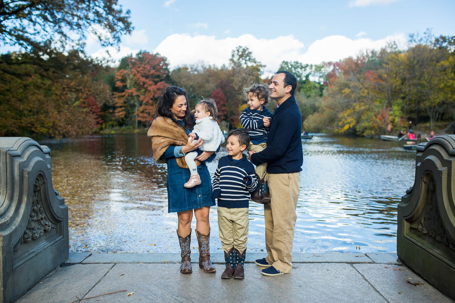 family in central park, New York City, New York