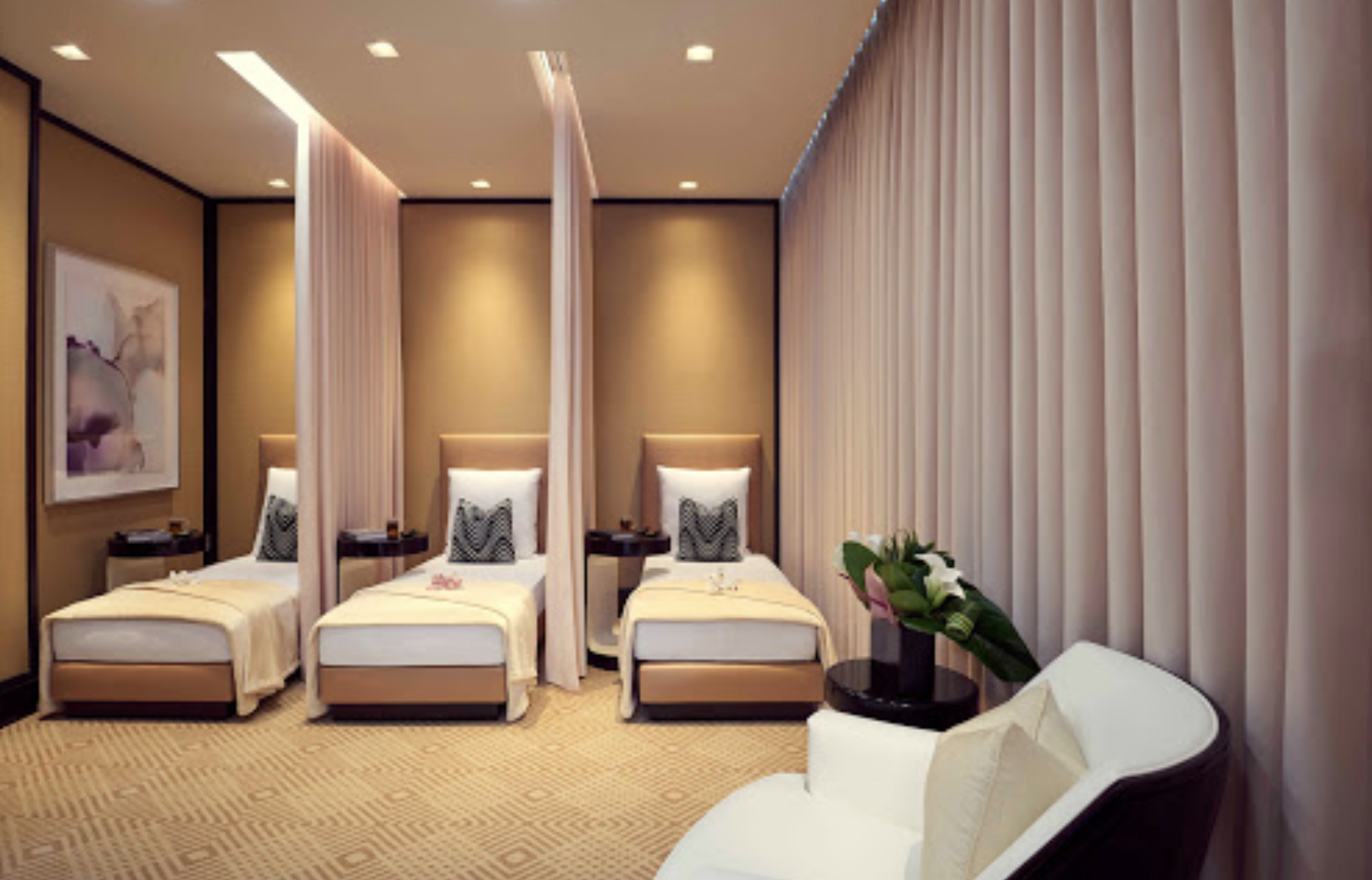 Image of a the spa at the Waldorf Astoria Beverly Hills