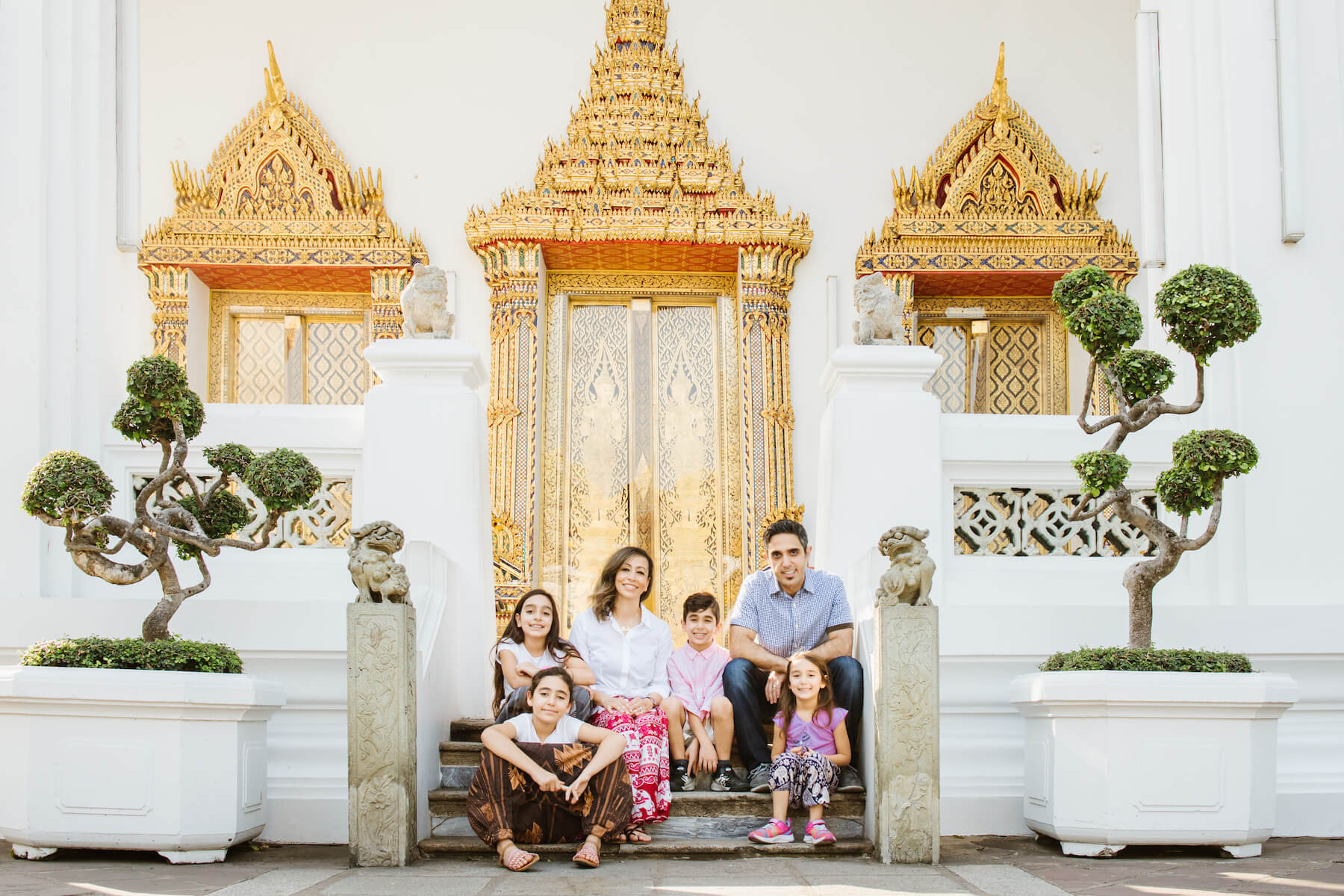 Family in Bangkok India