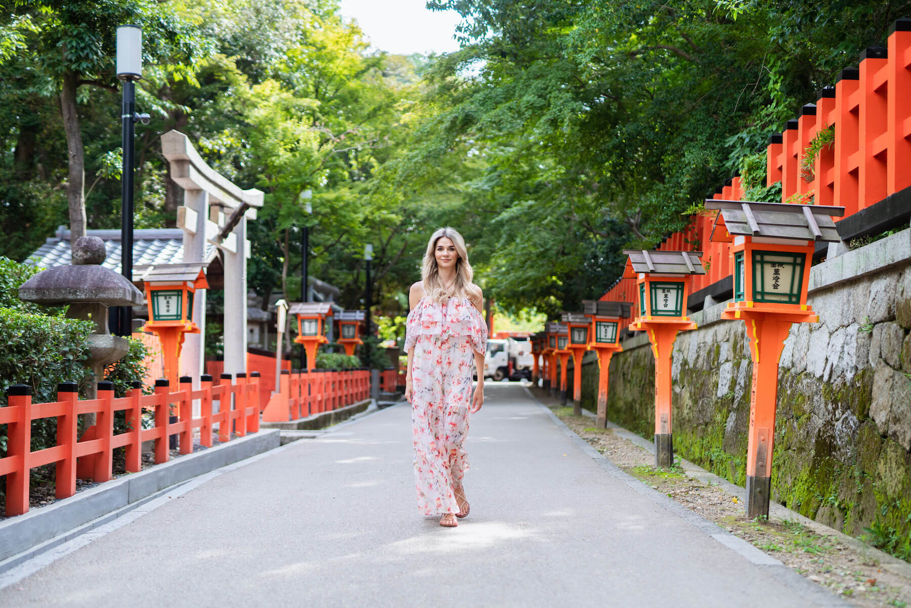 Solo traveler in Kyoto Japan