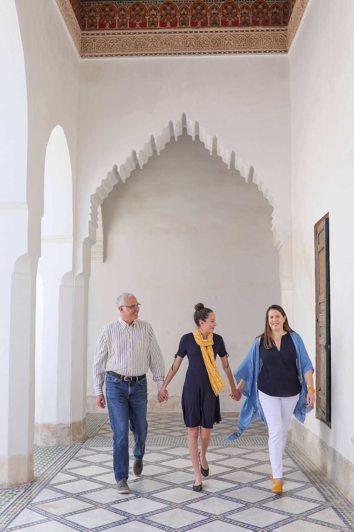 Family in Marrakesh Morocco