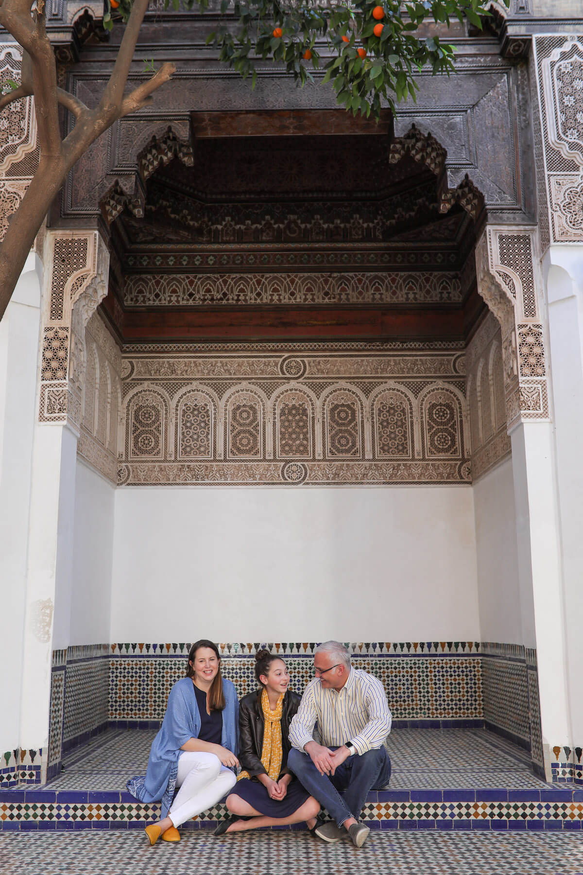 Family in Marrakesh Morocco