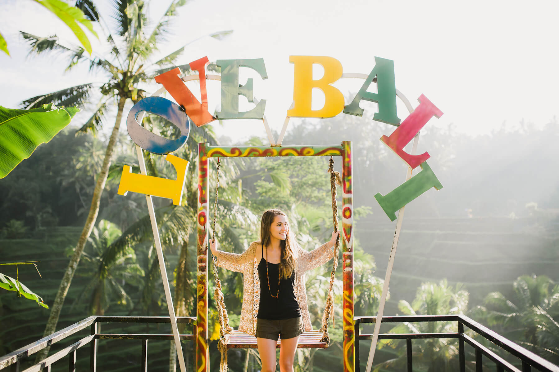 Solo traveler in Bali Indonesia