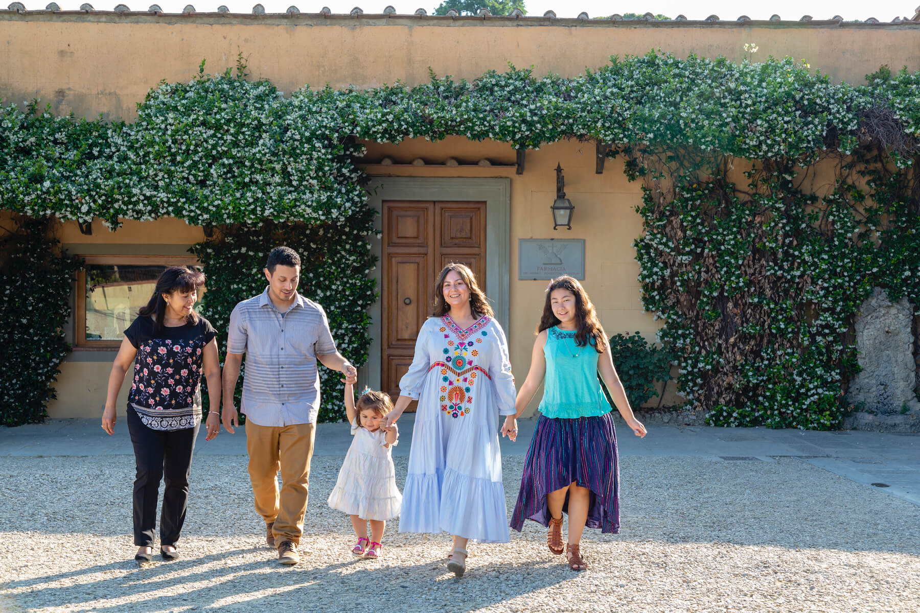 Family in Florence Italy