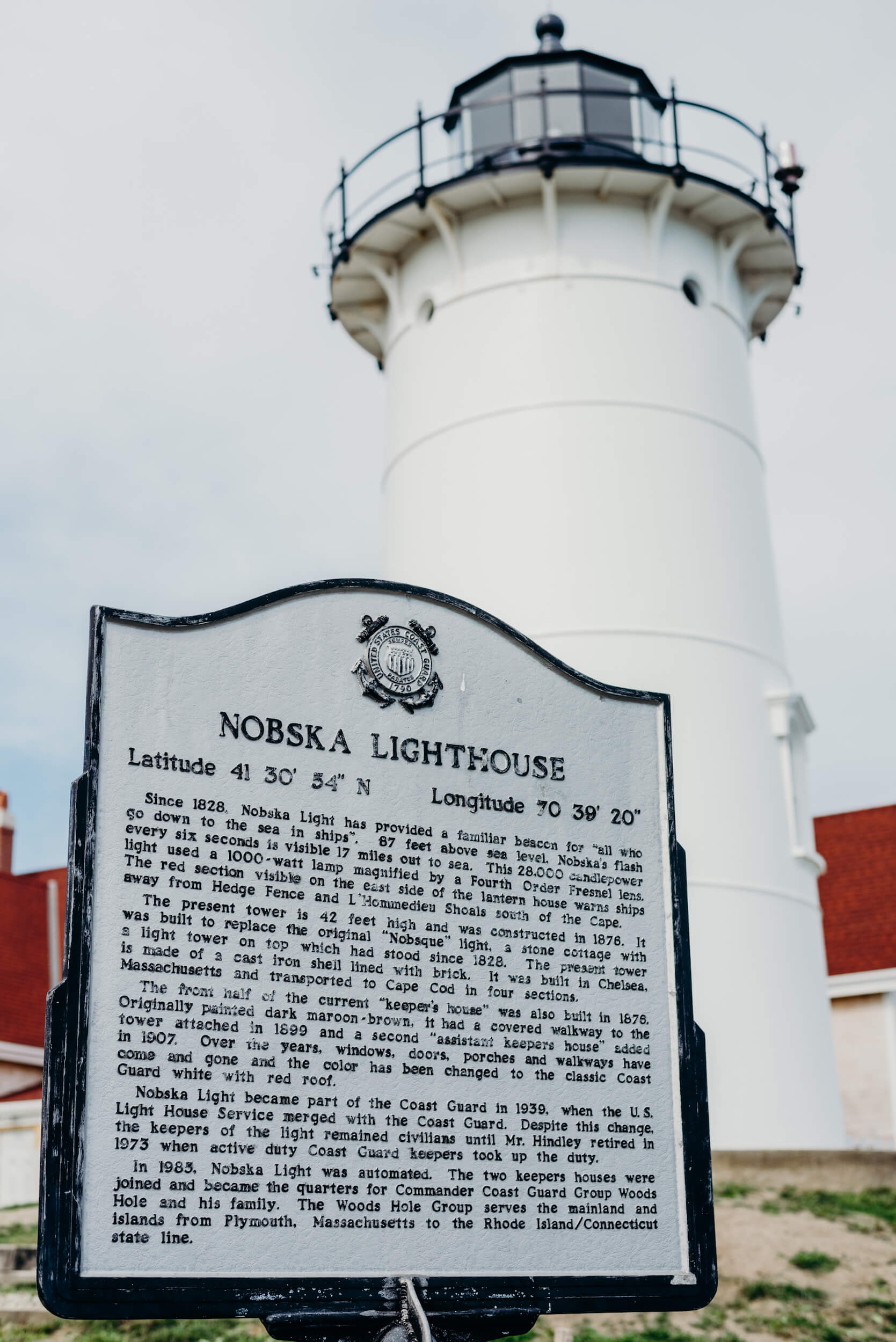 Exterior of Coffee Obsession cafe in Cape Cod, Massachusetts, USA.
