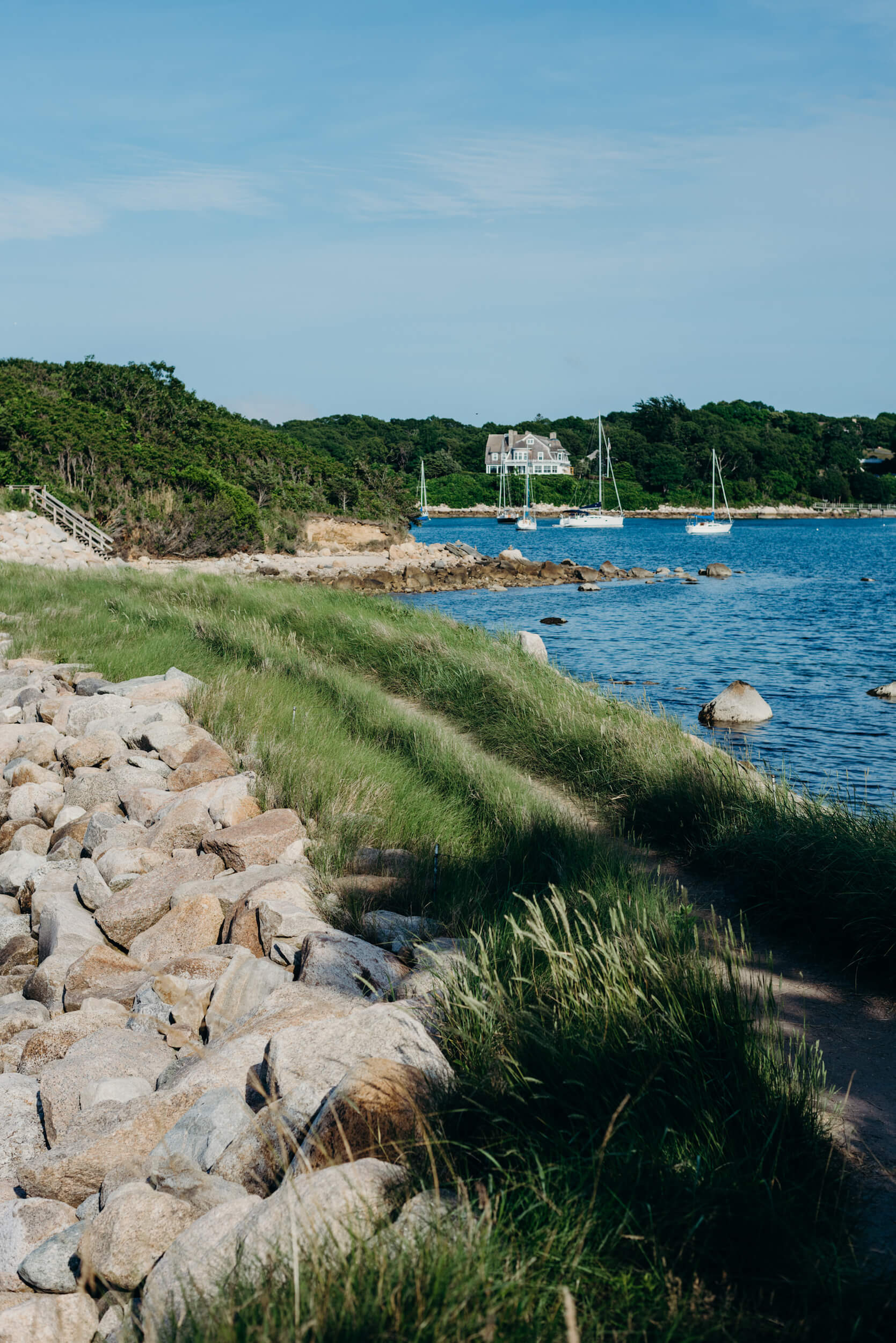 Exterior of Coffee Obsession cafe in Cape Cod, Massachusetts, USA.