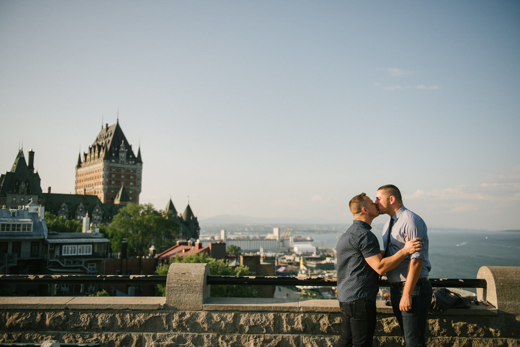 Proposal in Quebec City in Canada