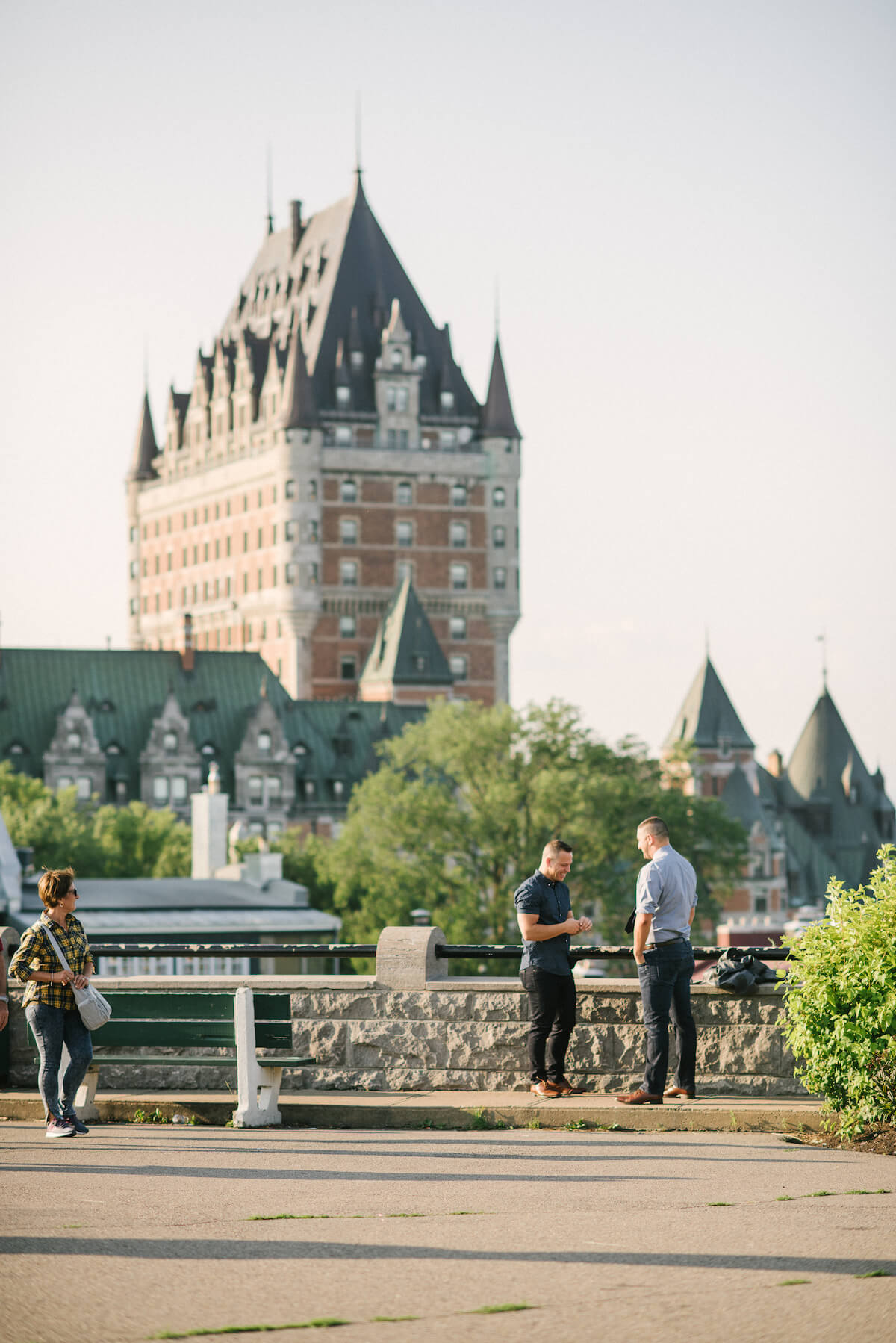 Proposal in Quebec City in Canada