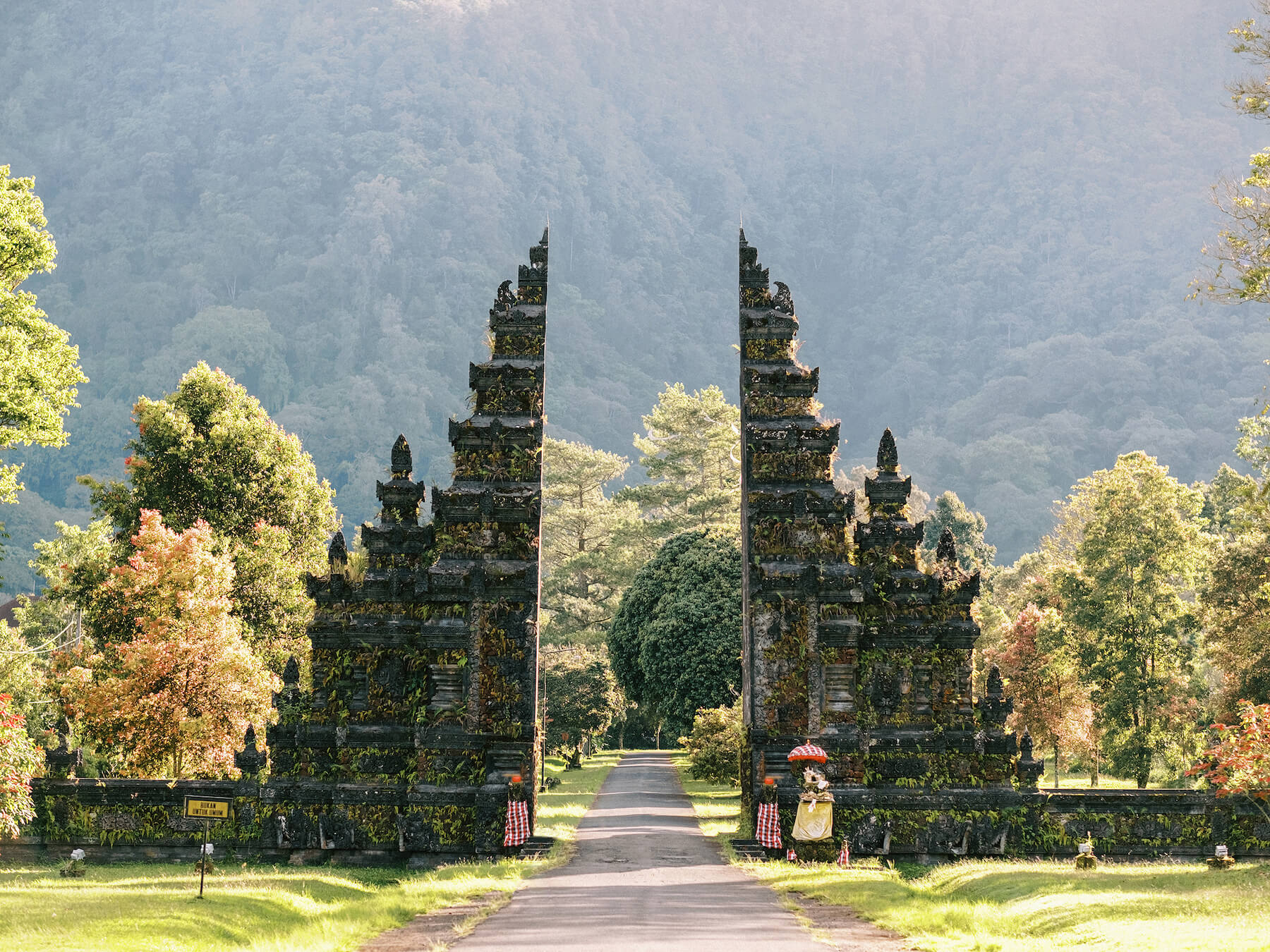 Travel home decor, fine art print of Handara Gate in Bali, Indonesia