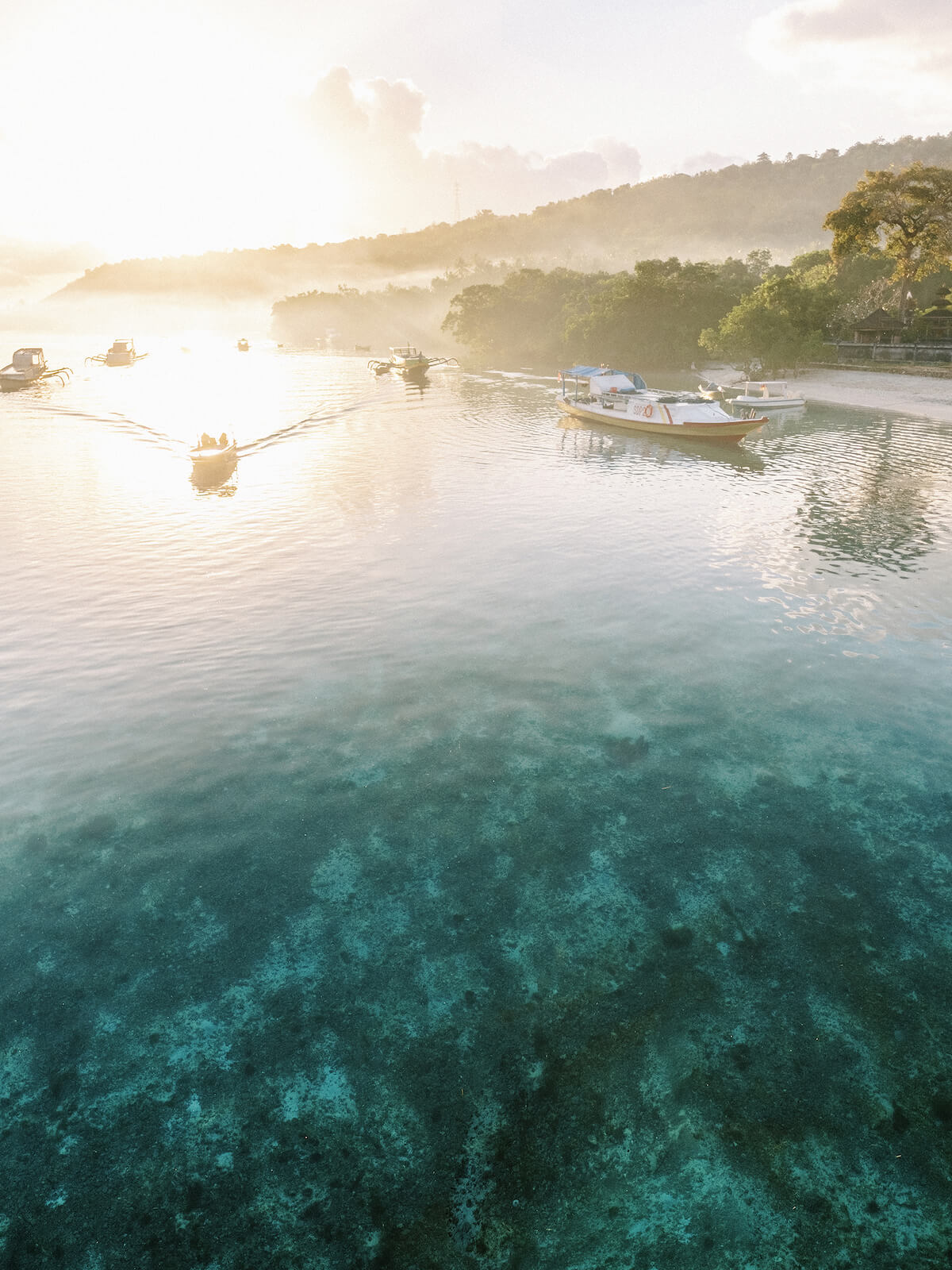 Travel home decor, fine art print of Nusa Lembongan in Bali, Indonesia