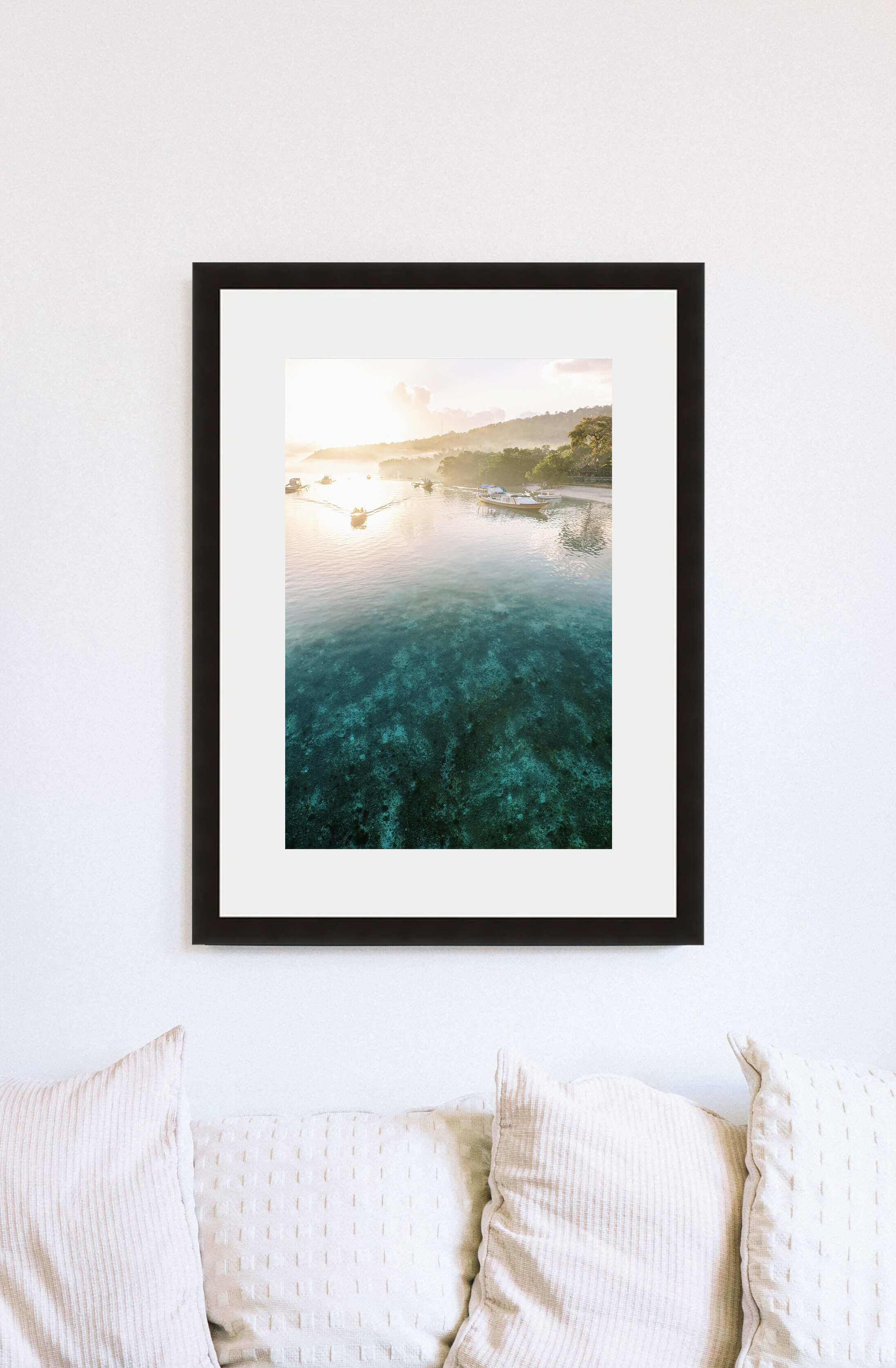 Travel home decor, fine art print of Nusa Lembongan in Bali, Indonesia