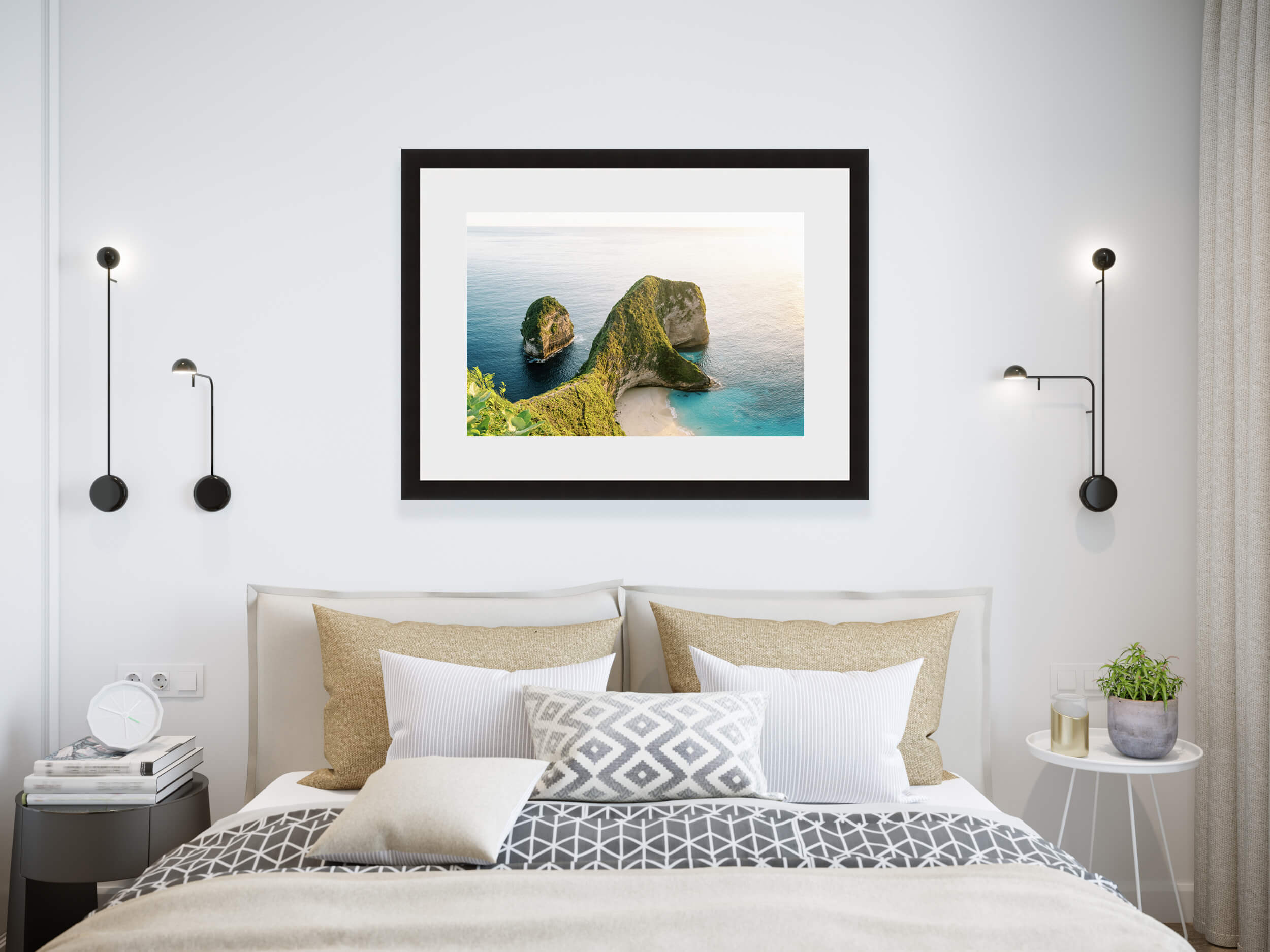 Travel home decor, fine art print of Nusa Penida in Bali, Indonesia