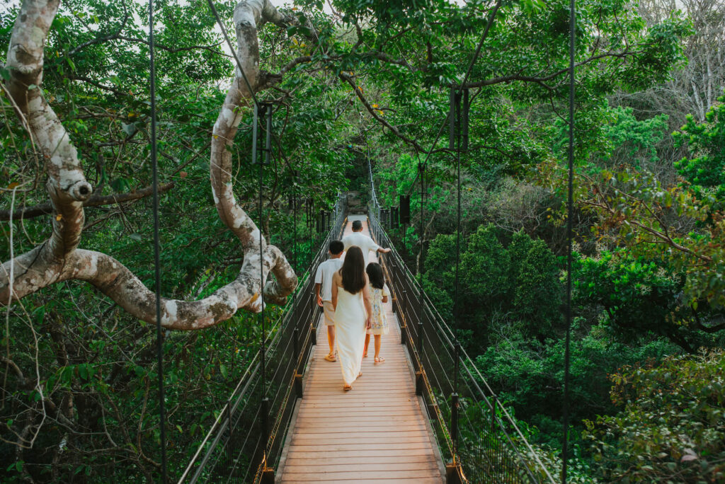 Experiencing regenerative tourism in Guanacaste, Costa Rica on a family photoshoot with Flytographer
