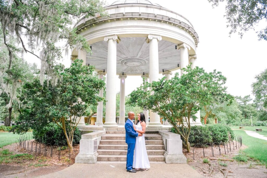 A couple walking in New Orleans, Louisiana, one of the most European cities in North America on a photoshoot with Flytographer